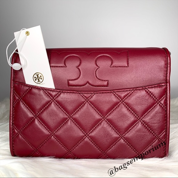 Tory Burch Leather Quilted Crossbody Bag - Picture 6 of 15